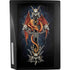 Gothic Dragon & Skull Cross by Sarah Richter PS5 Console Skin